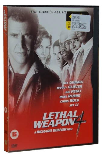 Lethal Weapon 4 DVD, Warner Home Video