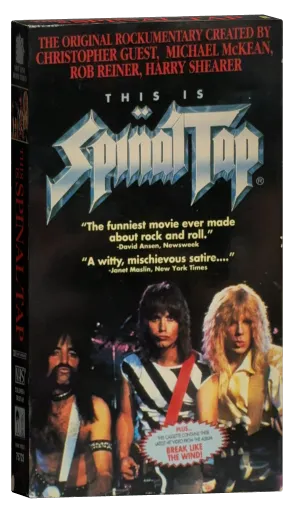 This Is Spinal Tap VHS, New Line Home Video