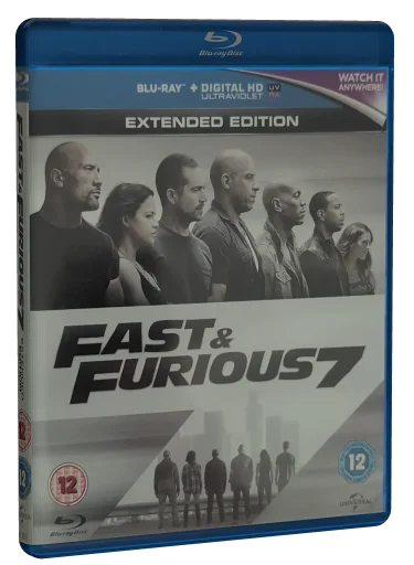 Furious 7 Blu-ray, Universal Pictures Home Entertainment