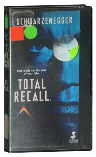 Total Recall VHS, Carolco Home Video