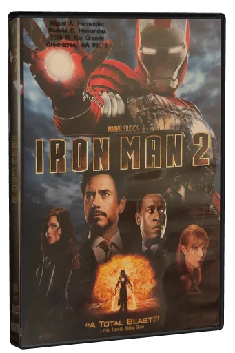 Iron Man 2 DVD, Paramount