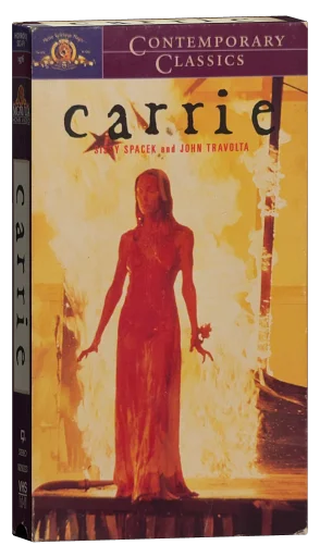 Carrie VHS, MGM/UA Home Video