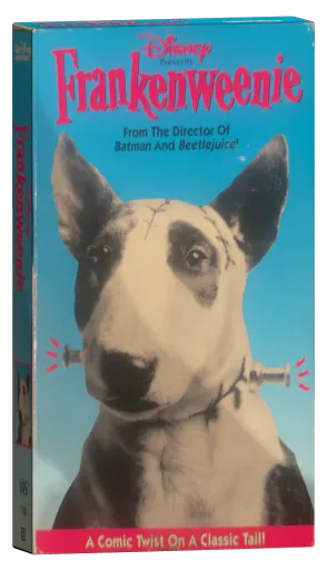 Frankenweenie VHS, Walt Disney Home Video