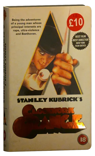 A Clockwork Orange VHS, Warner Home Video