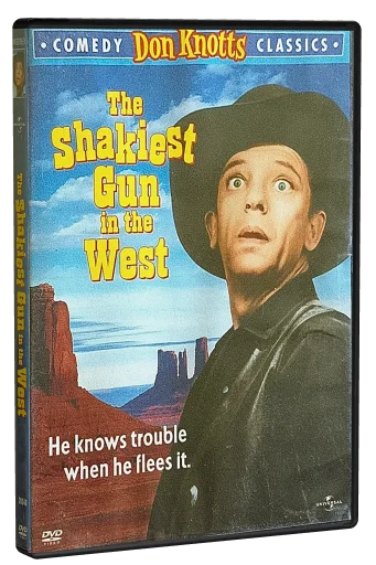 The Shakiest Gun in the West DVD, Universal Studios Home Video
