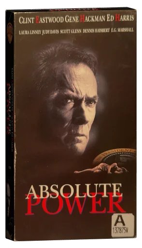 Absolute Power VHS, Warner Home Video