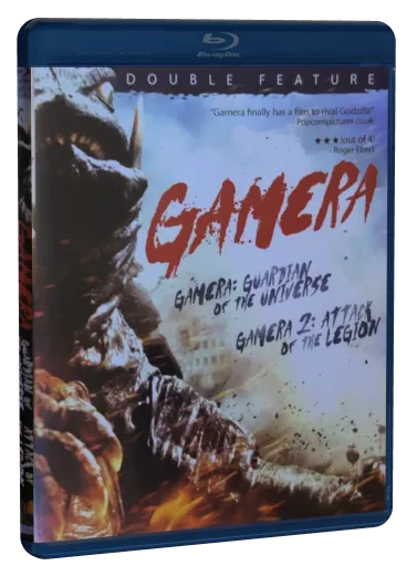 Gamera: Guardian of the Universe / Gamera 2: Attack of the Legion Blu-ray cover