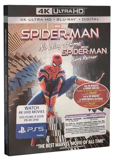 Spider-Man: No Way Home 4K-UHD, Columbia Pictures/Sony