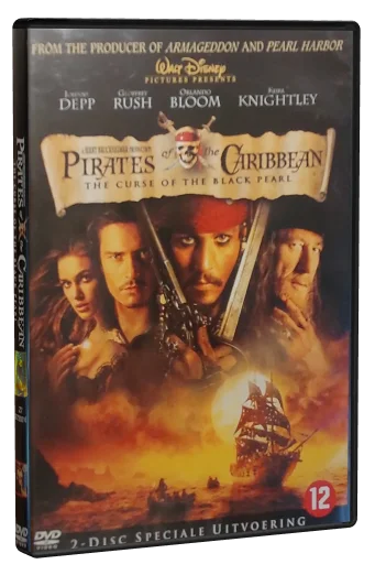 Pirates of the Caribbean: The Curse of the Black Pearl DVD, Walt Disney Pictures