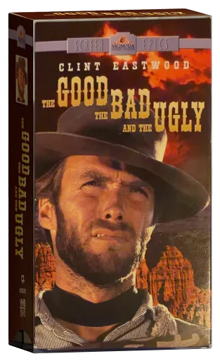 The Good, the Bad and the Ugly VHS, MGM/UA Home Video