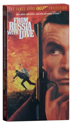 From Russia with Love VHS, MGM/UA Home Video