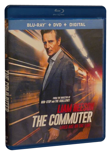 The Commuter Blu-ray cover