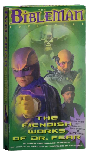 Bibleman: The Fiendish Works of Dr. Fear VHS cover