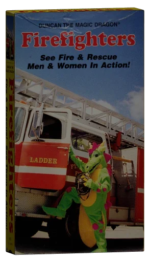 Duncan the Magic Dragon: Firefighters VHS cover