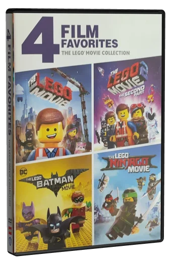 4 Film Favorites: The Lego Movie Collection DVD cover