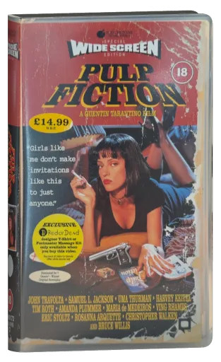 Pulp Fiction VHS, Touchstone Home Video