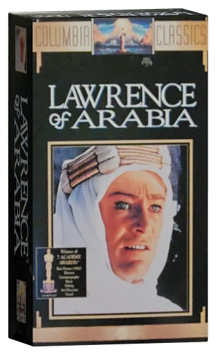 Lawrence of Arabia VHS, Columbia TriStar Home Video