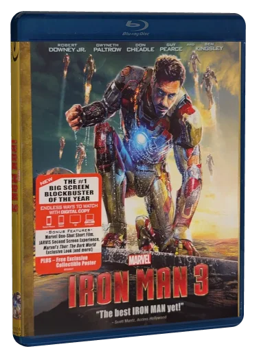 Iron Man 3 Blu-ray, Buena Vista Home Entertainment