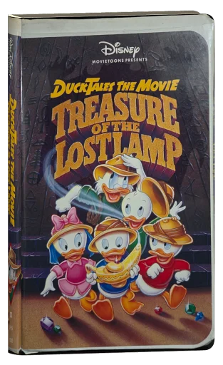 DuckTales: The Movie - Treasure of the Lost Lamp VHS, Walt Disney Home Video