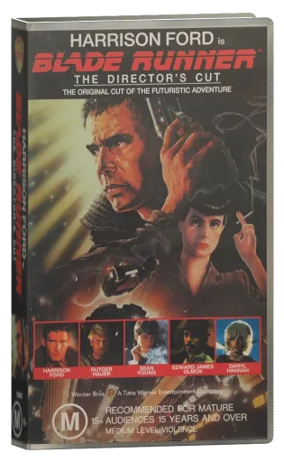 Blade Runner VHS, Warner Home Video
