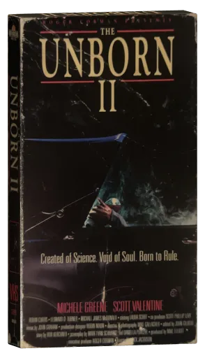 The Unborn II VHS cover