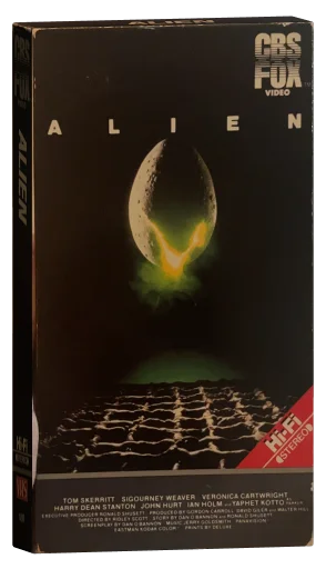 Alien VHS, CBS/FOX Video