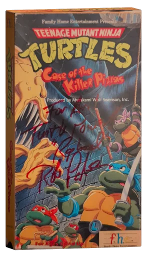 Teenage Mutant Ninja Turtles VHS, Family Home Entertainment