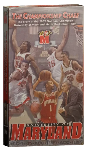 The Championship Chase: The Story of the 2002 National Champion University of Maryland Men's Basketball Team VHS cover