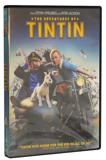 The Adventures of Tintin DVD cover