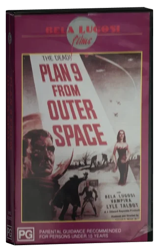 Plan 9 from Outer Space VHS, Alliance Pictures