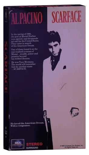 Scarface VHS, MCA Universal Home Video