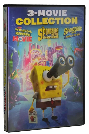 SpongeBob 3-Movie Collection DVD cover