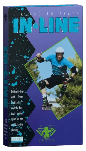 License to Skate In-Line VHS cover