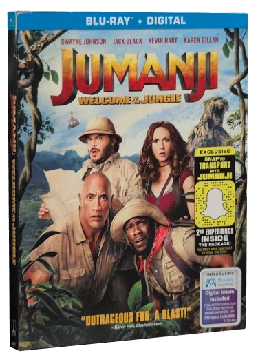 Jumanji: Welcome to the Jungle Blu-ray, Sony Pictures Home Entertainment