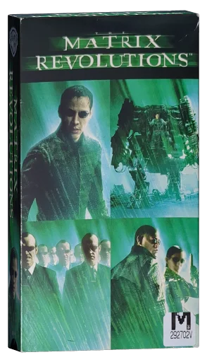 The Matrix Revolutions VHS, Warner Home Video