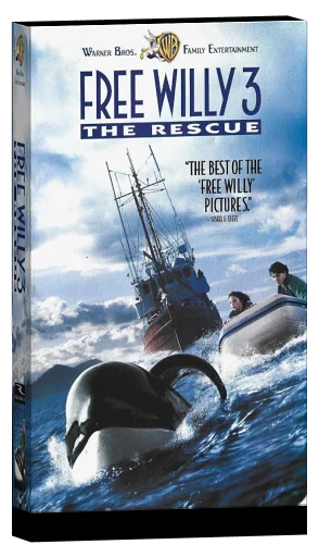 Free Willy 3: The Rescue VHS cover