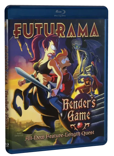 Futurama: Bender's Game Blu-ray cover