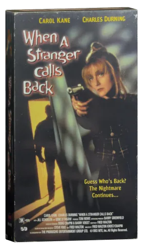 When a Stranger Calls Back VHS, GoodTimes Home Video