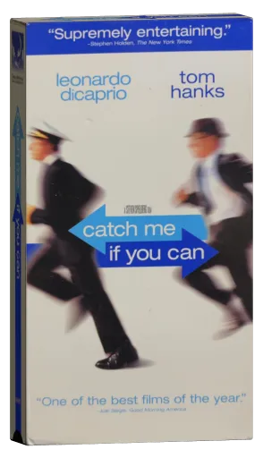 Catch Me If You Can VHS, DreamWorks Home Entertainment