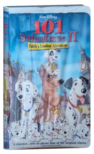 101 Dalmatians II: Patch's London Adventure VHS, Walt Disney Home Video