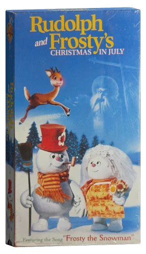 Rudolph and Frosty's Christmas in July VHS cover