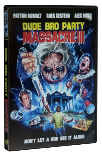 Dude Bro Party Massacre III DVD, Scream Team Releasing