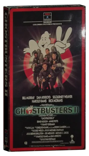 Ghostbusters II VHS, RCA/Columbia Pictures