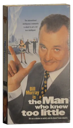 The Man Who Knew Too Little VHS, Warner Home Video