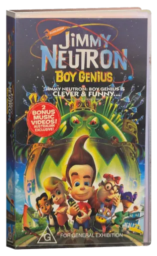 Jimmy Neutron: Boy Genius VHS, Paramount Home Entertainment