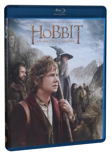 The Hobbit: An Unexpected Journey Blu-ray cover