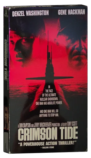 Crimson Tide VHS, Hollywood Pictures Home Video