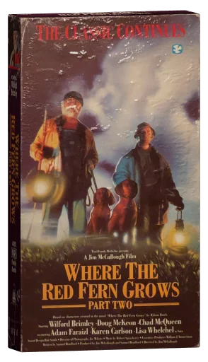 Where The Red Fern Grows Part 2 VHS, McCullough Family Media