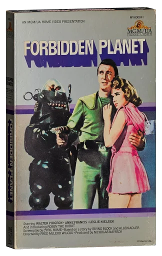 Forbidden Planet VHS, MGM/UA Home Video