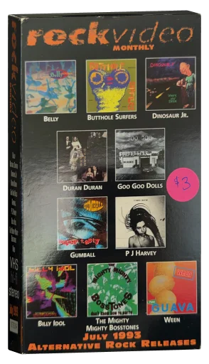 RockVideo Monthly: July 1993 Heavy Metal Releases VHS, Warner Music Enterprises